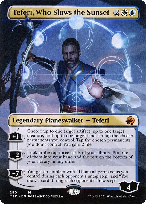 Teferi, Who Slows the Sunset XMID-280 Mythic Near Mint Englisch