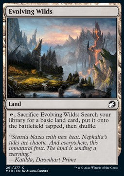 Sich entfaltende Wildnis MID-261 Common Near Mint Deutsch Foil