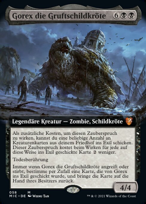 Gorex die Gruftschildkröte (V.1) MIC-20 Rare Near Mint Deutsch