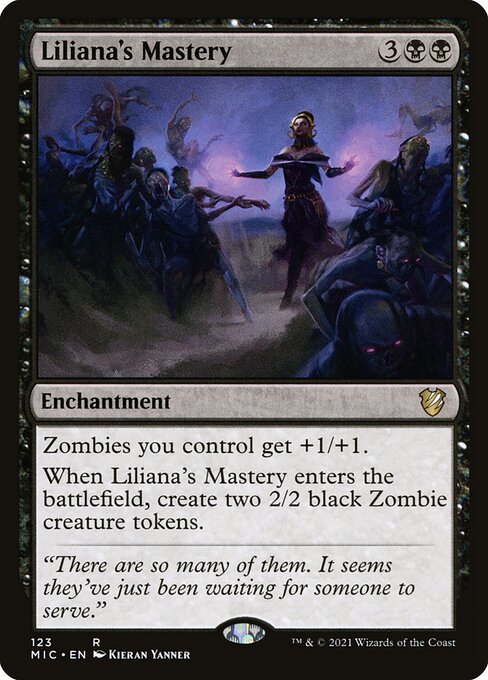 Liliana's Mastery MIC-123 Rare Near Mint Englisch