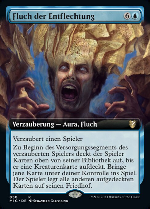 Fluch der Entflechtung (V.2) MIC-50 Rare Near Mint Deutsch