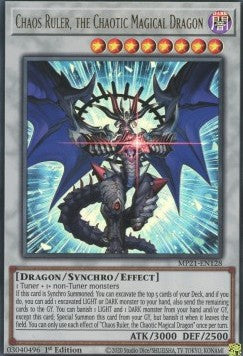 Chaosherrscher, der chaotische magische Drache MP21-128 Ultra Rare Excellent Deutsch 1. Auflage