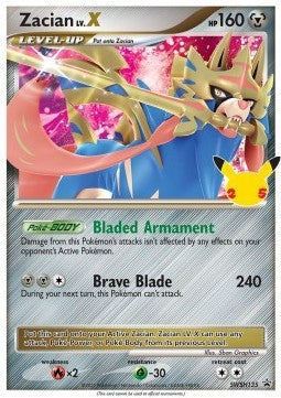 Zacian LV.X SWSH-135 Promo Near Mint Deutsch