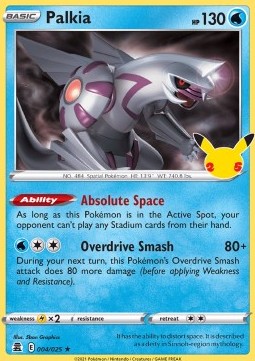 Palkia CEL-004 Holo Rare Excellent Englisch