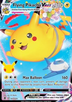 Flying Pikachu VMAX CEL-007 Ultra Rare Excellent Englisch