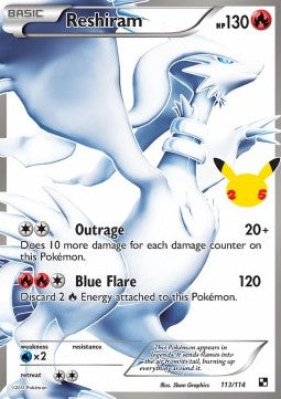 Reshiram CEL-BLW 113 Ultra Rare Near Mint Englisch