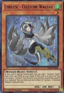 Lyrikliedervogel - Coelestinstelze LED8-036 Ultra Rare Near Mint Deutsch 1. Auflage