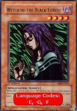 Hexe vom schwarzen Wald (V.1) MRD-116 Rare Excellent Deutsch