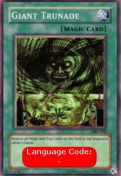 Giant Trunade MRL-048 Super Rare Poor Englisch
