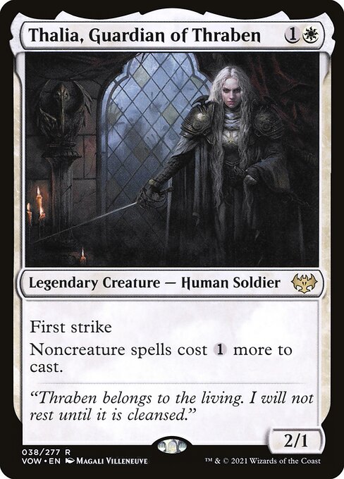 Thalia, Guardian of Thraben VOW-38 Rare Excellent Englisch