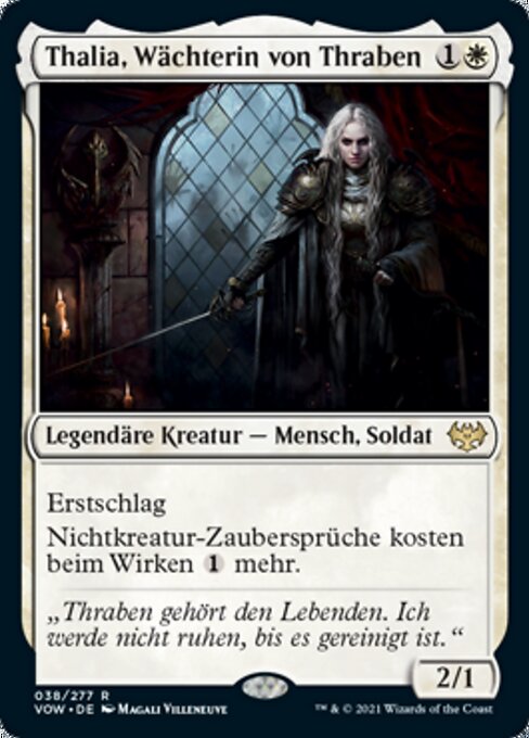 Thalia, Wächterin von Thraben VOW-38 Rare Near Mint Deutsch Foil