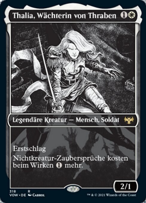Thalia, Wächterin von Thraben (V.1) XVOW-318 Rare Near Mint Deutsch