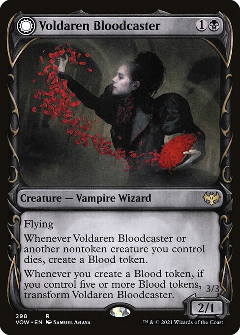 Voldaren Bloodcaster // Bloodbat Summoner XVOW-298 Rare Excellent Englisch