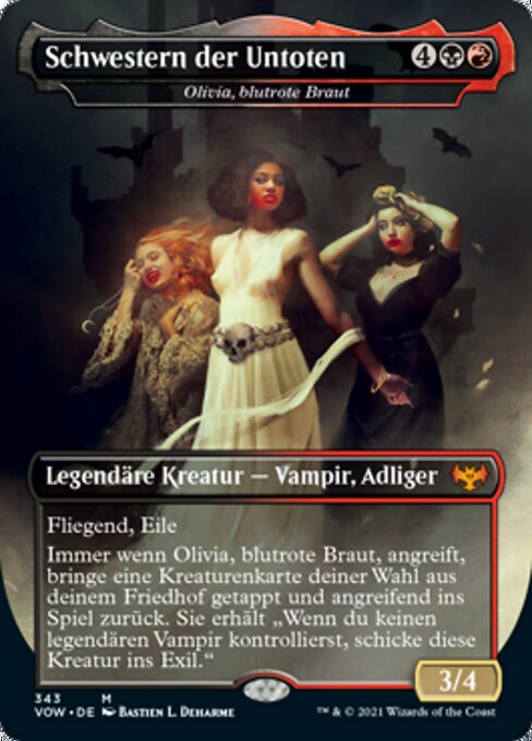 Olivia, blutrote Braut (V.2) XVOW-343 Mythic Excellent Deutsch Foil