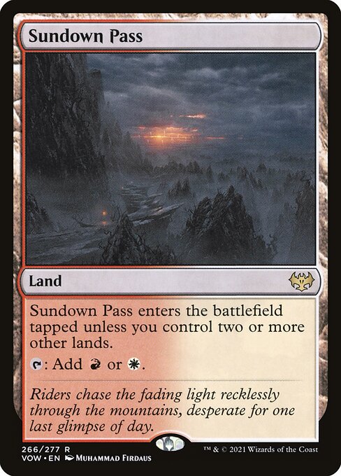 Sundown Pass VOW-266 Rare Near Mint Englisch