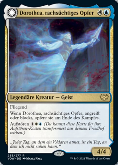 Dorothea, rachsüchtiges Opfer // Dorotheas Rache VOW-235 Rare Near Mint Deutsch