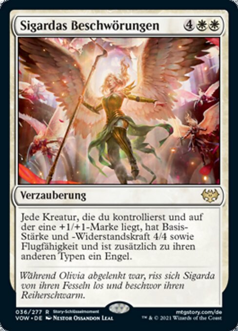 Sigardas Beschwörungen VOW-36 Rare Near Mint Deutsch