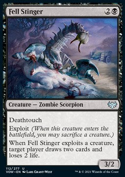 Todesstachel-Skorpion VOW-112 Uncommon Near Mint Deutsch Foil