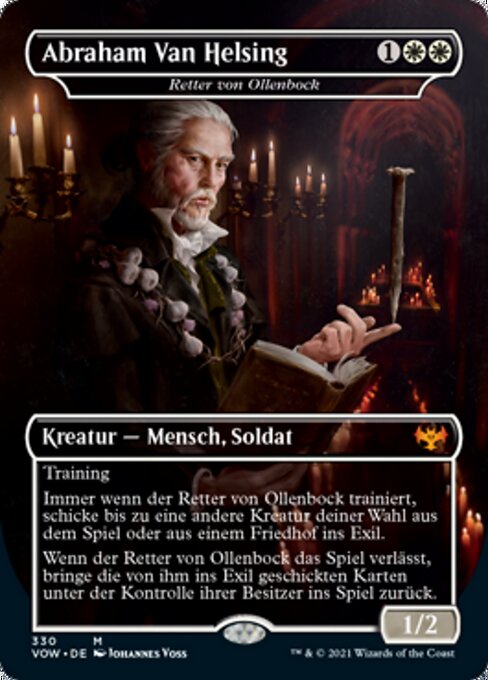 Retter von Ollenbock (V.1) XVOW-330 Mythic Near Mint Deutsch Foil