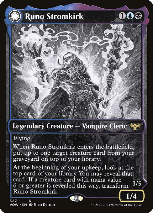 Runo Stromkirk // Krothuss, Lord of the Deep XVOW-327 Rare Near Mint Englisch
