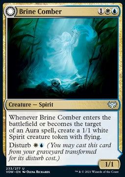 Brackwasser-Geist // Brackwasser-Geschenk VOW-233 Uncommon Near Mint Englisch Foil