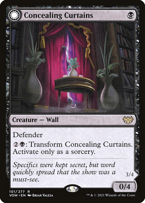 Concealing Curtains // Revealing Eye VOW-101 Rare Excellent Englisch