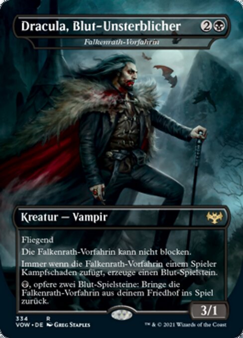 Falkenrath-Vorfahrin (V.2) XVOW-334 Near Mint Deutsch