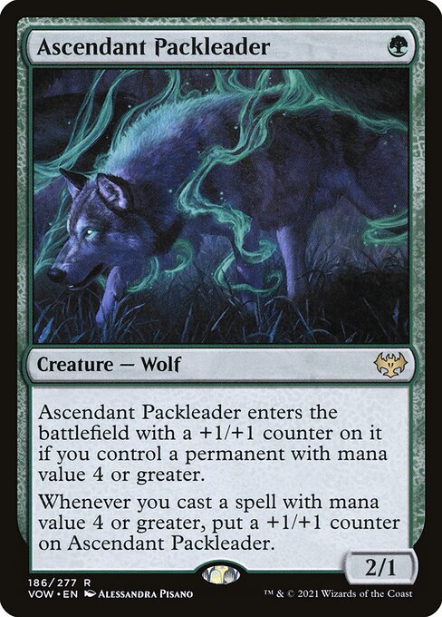 Ascendant Packleader VOW-186 Rare Near Mint Englisch