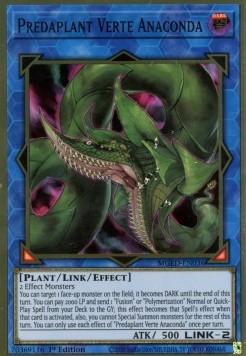 Raubpflanze Verte-Anakonda MGED-036 Premium Gold Rare Near Mint Deutsch