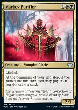 Markovscher Weihepriester VOW-241 Uncommon Near Mint Englisch Foil