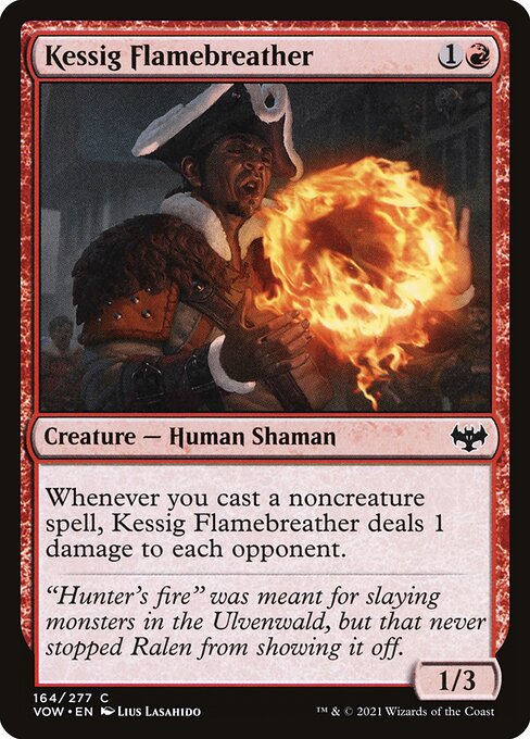 Kessig Flamebreather VOW-164 Common Near Mint Englisch Foil