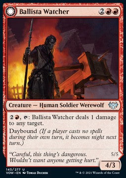Ballista-Wache // Ballista-Schütze VOW-143 Uncommon Near Mint Englisch Foil