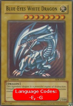 Blauäugiger w. Drache (V.1) SDK-001 Ultra Rare Played Deutsch 1. Auflage