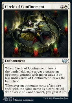 Kreis der Gefangenschaft VOW-7 Uncommon Excellent Englisch Foil