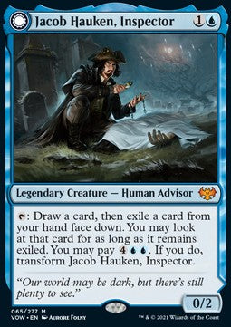 Inspektor Jacob Hauken // Haukens Einblick VOW-65 Mythic Near Mint Deutsch Foil