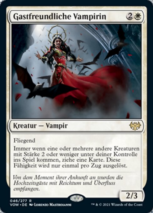 Gastfreundliche Vampirin VOW-46 Rare Near Mint Deutsch
