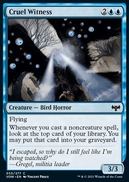 Grausamer Zeuge VOW-55 Common Excellent Englisch Foil