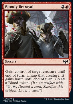 Blutiger Verrat VOW-147 Common Near Mint Englisch Foil