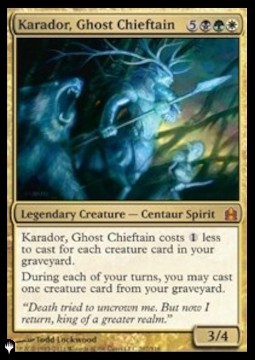 Karador, Geisterhäuptling ZNL-207 Mythic Near Mint Englisch