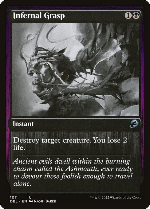 Infernal Grasp DBL-107 Uncommon Near Mint Englisch