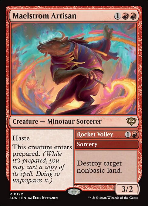 Maelstrom Artisan // Rocket Volley - Back Face