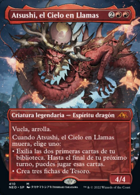 Atsushi, the Blazing Sky XNEO-410 Mythic Excellent Spanisch