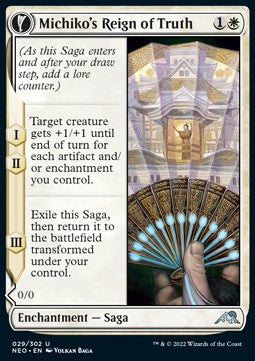 Michiko's Reign of Truth // Portrait of Michiko NEO-29 Uncommon Near Mint Englisch Foil