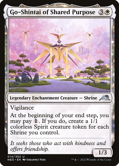 Go-Shintai of Shared Purpose NEO-14 Uncommon Near Mint Englisch
