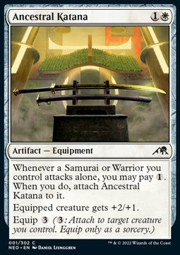 Katana der Ahnen NEO-1 Common Near Mint Deutsch Foil