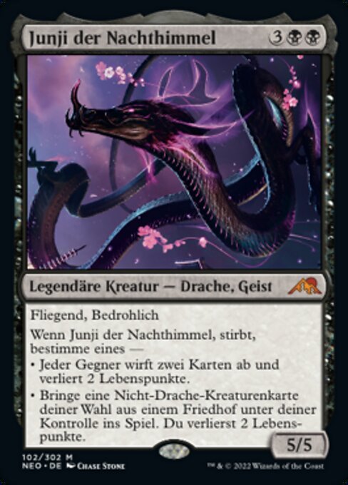 Junji der Nachthimmel NEO-102 Mythic Near Mint Deutsch