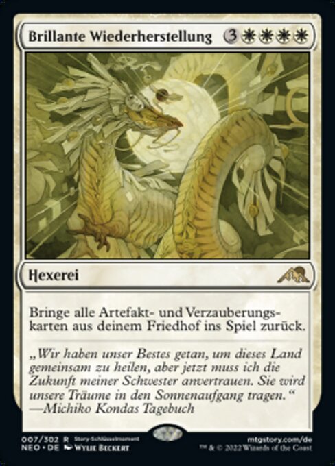 Brillante Wiederherstellung NEO-7 Rare Good Deutsch Foil