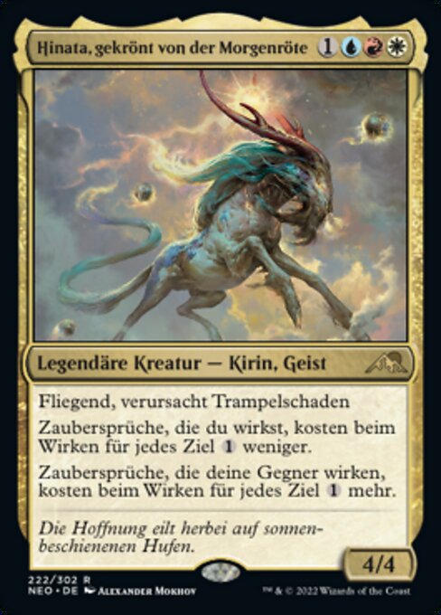 Hinata, gekrönt von der Morgenröte NEO-222 Rare Near Mint Deutsch