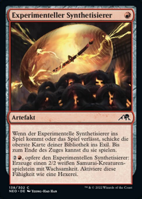 Experimenteller Synthetisierer NEO-138 Common Near Mint Deutsch