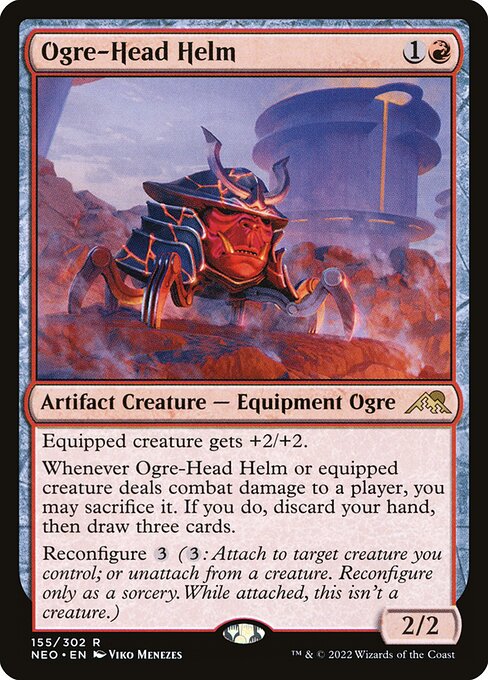 Ogerkopf-Helm NEO-155 Rare Near Mint Englisch Foil